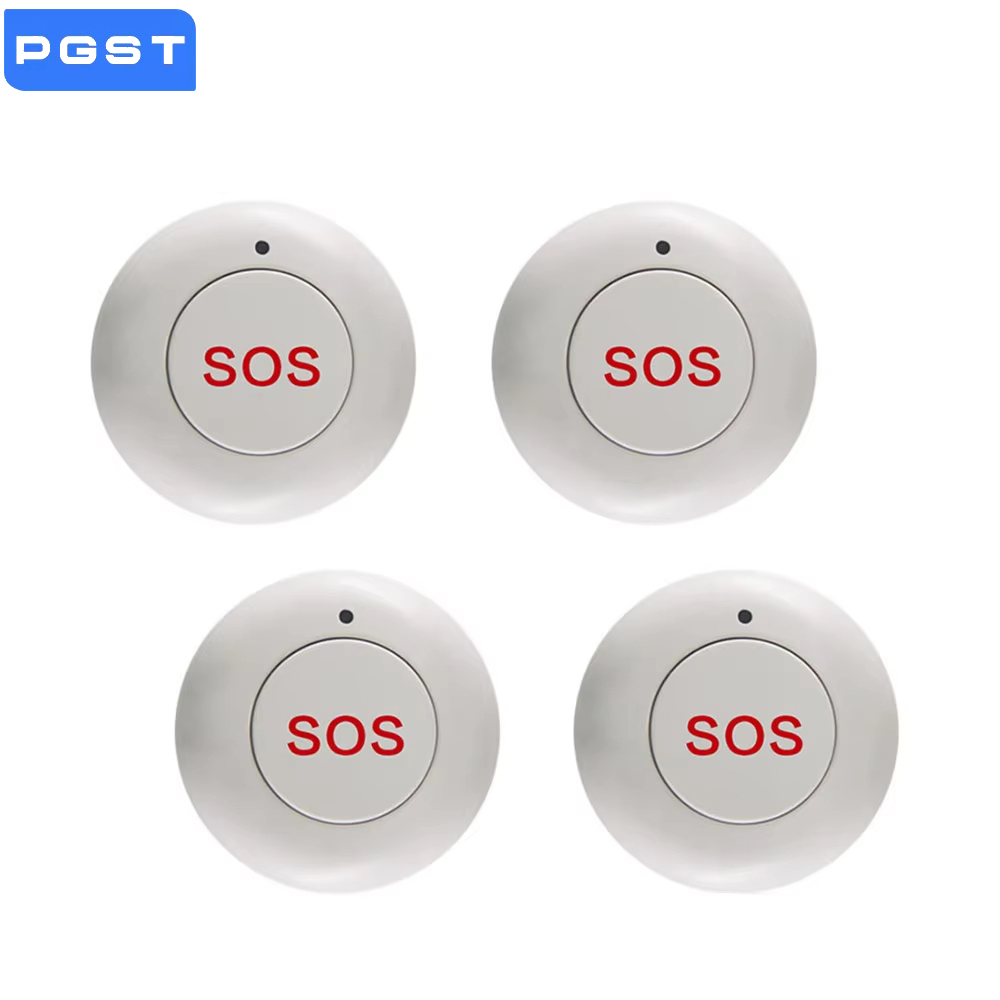 Home Security Business - ワイヤレス SOS ボタンスマートホームゲートセキュリティドアベルパニック緊急ボタン 433MHz 家庭用盗難警報システム用