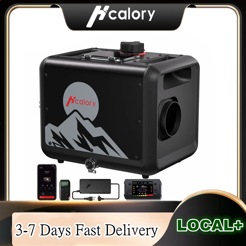 Home Security Wireless - Hcalory 8KW アップグレードツールボックス マックス ポータブルディーゼルエアヒーター、100-240V AC
