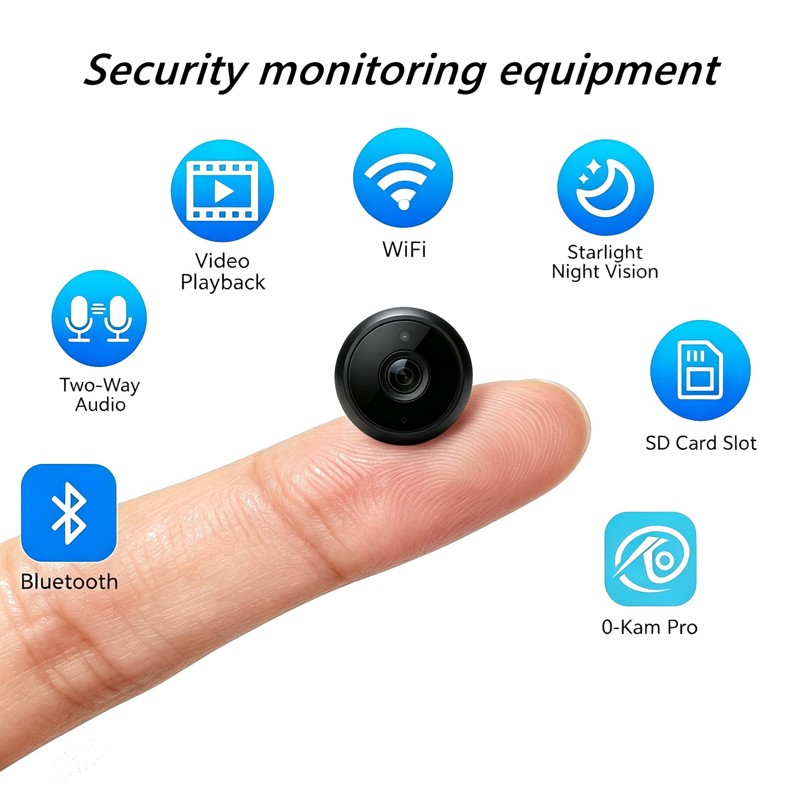 Home Security Kit With Camera - BU4 家庭用屋内セキュリティ監視キット：高画質ナイトビジョンスマートカメラ + ミニNVR（ネットワークビデオレコーダー）
