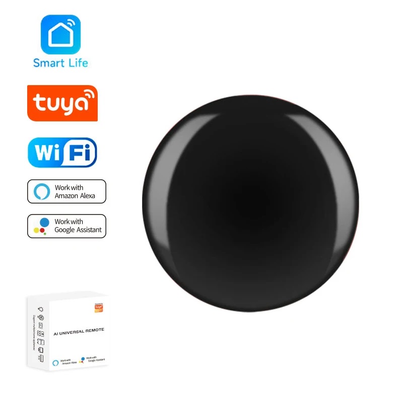 Home Security Business - Tuya WiFi IR リモコンスマートホームユニバーサル赤外線コントローラ Alexa Google