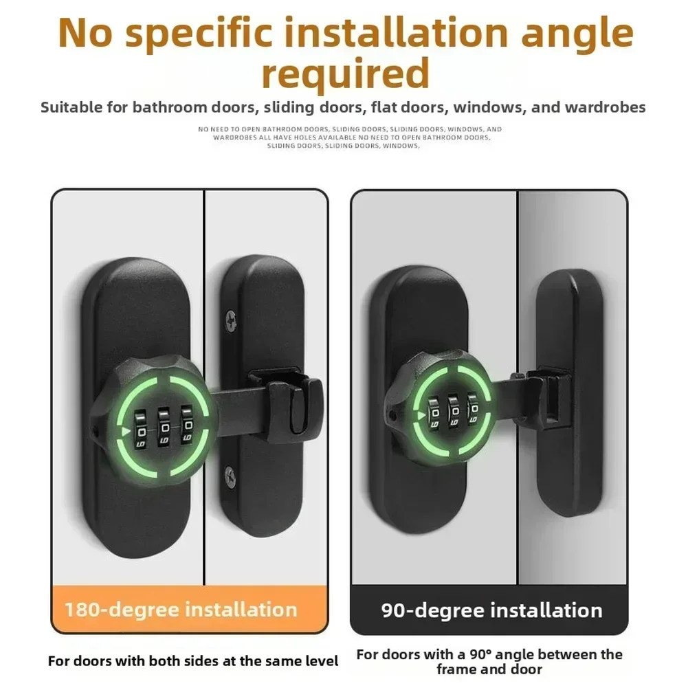 パスワードドアラッチ 90/180 度納屋スライド式バスルー - Home Security Tapo のレビューと価格