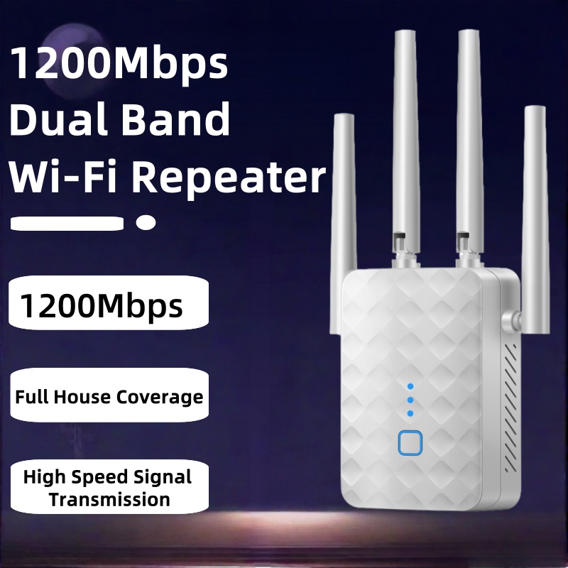 1200Mbps デュアルバンド WiFi リピーター 2. - Home Security Wireless のレビューと価格
