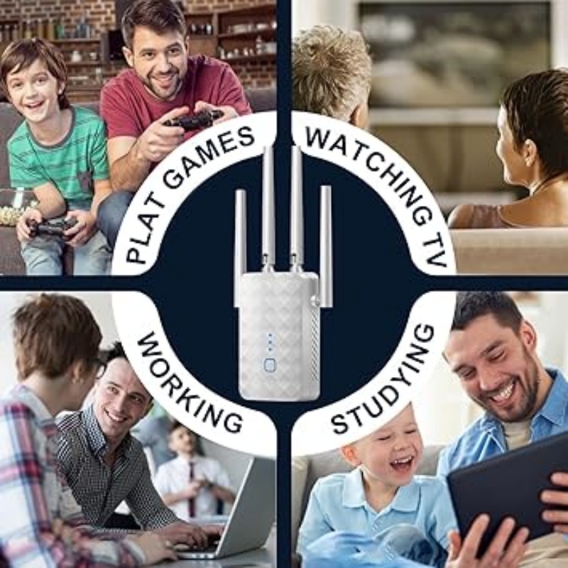 1200Mbps デュアルバンド WiFi リピーター 2. - Home Security Wireless のレビューと価格