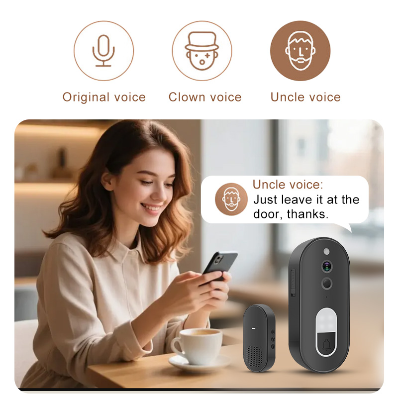 Tuya 1080P HD ワイヤレス WiFi ビデオドア - Home Security Google Camera のレビューと価格
