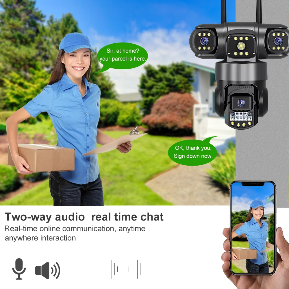 V380 Pro 4G屋外防水カメラ（SIMカード対応）12 - Home Security Land のレビューと価格
