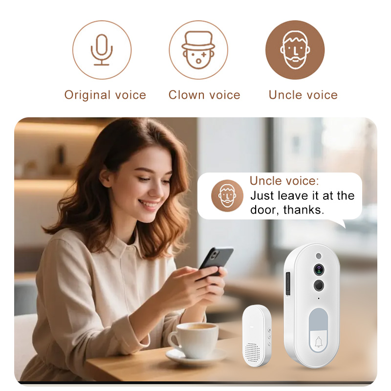 Tuya スマートビデオドアベル ワイヤレス 1080P H - Home Security Google Camera のレビューと価格