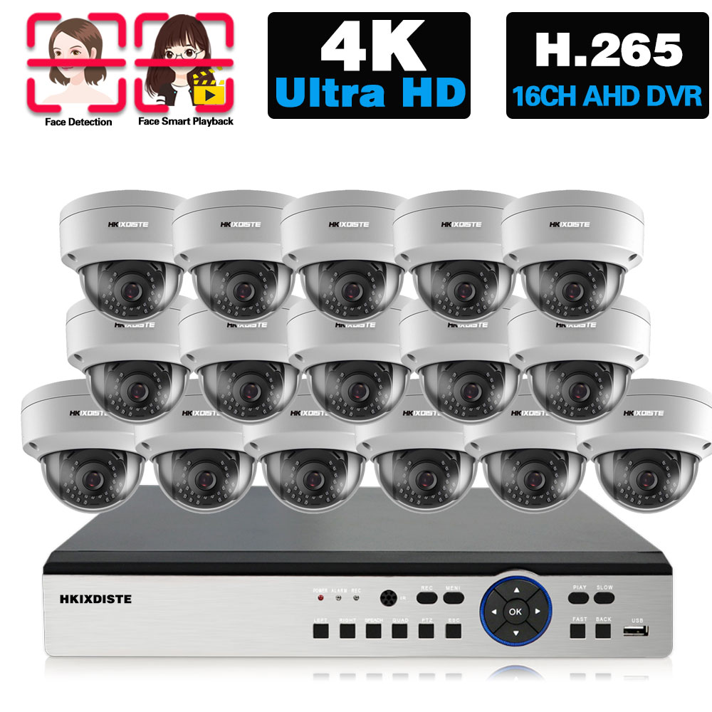 4KウルトラHD AHDカメラビデオ監視キット 8MP 16 - Home Security Kit With Camera のレビューと価格