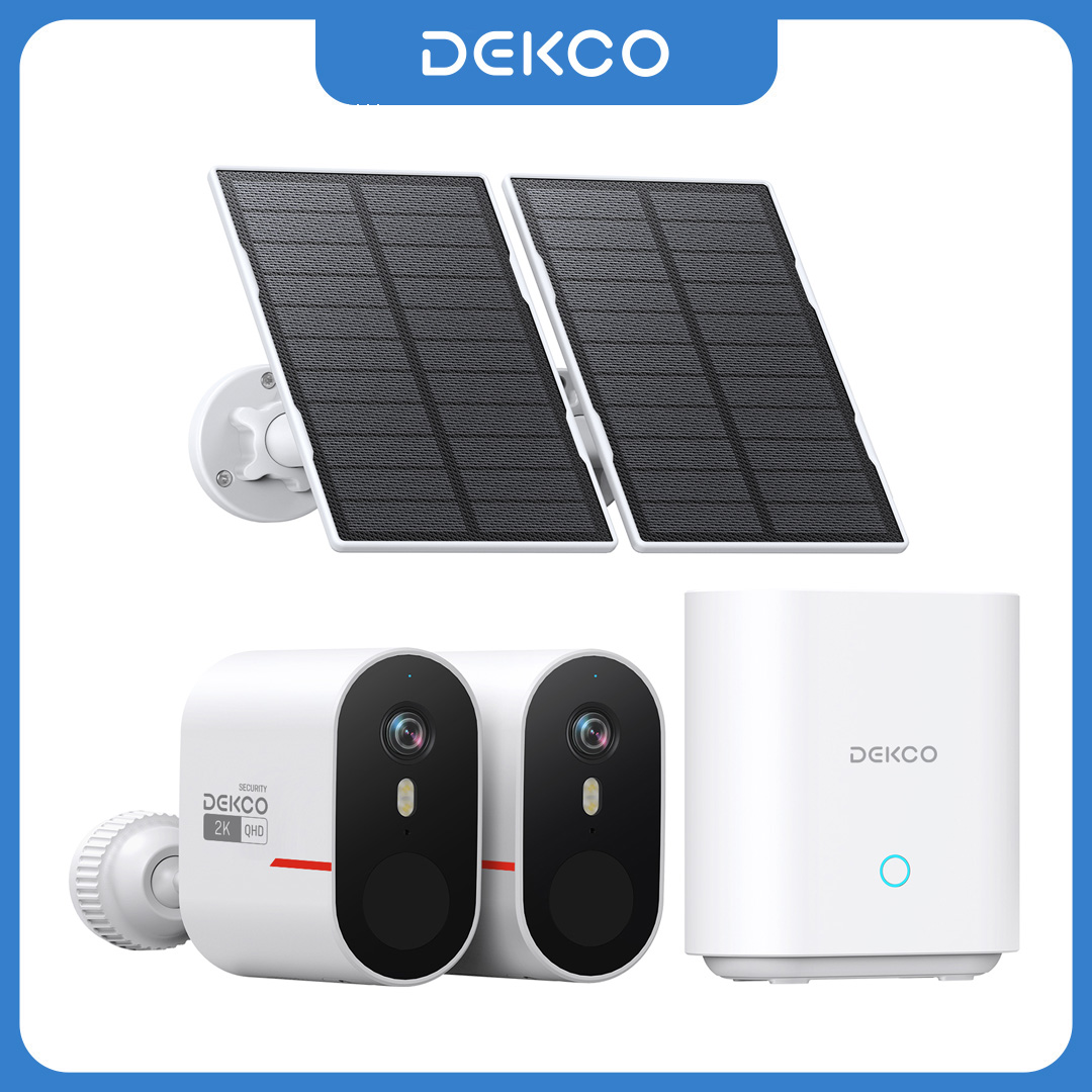 Dekco 3MP WiFiソーラーカメラシステム 2台セッ - Home Security Business のレビューと価格