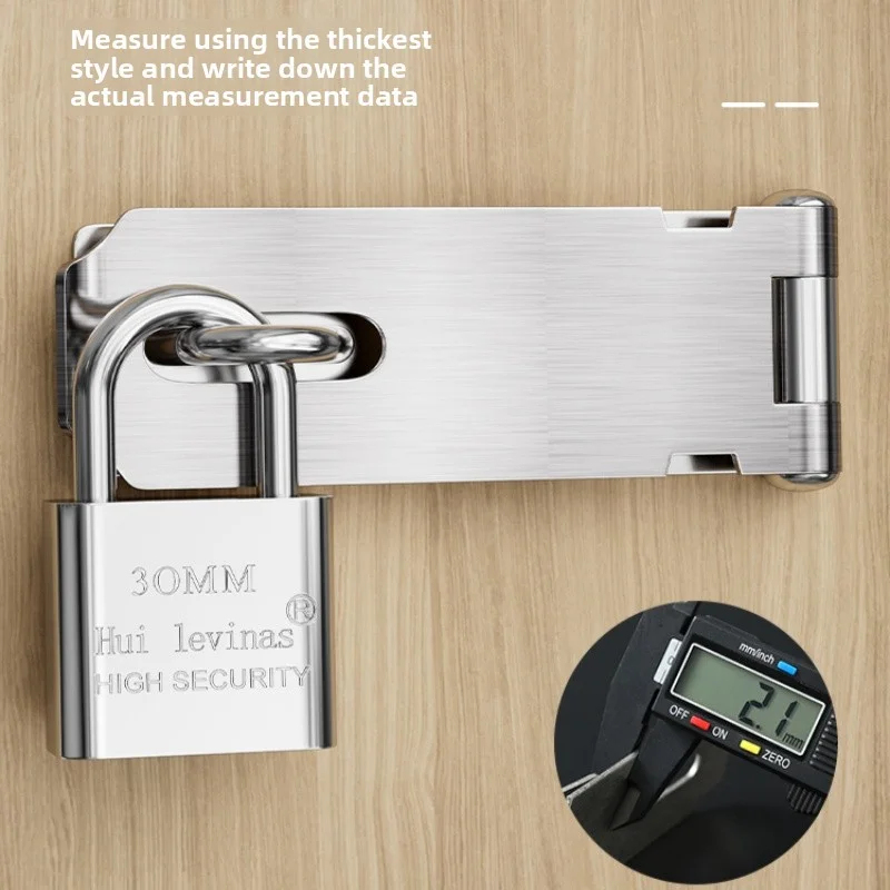 ステンレス鋼南京錠掛け金 90 度直角ドアクラスプロック小屋 - Home Security Tapo のレビューと価格