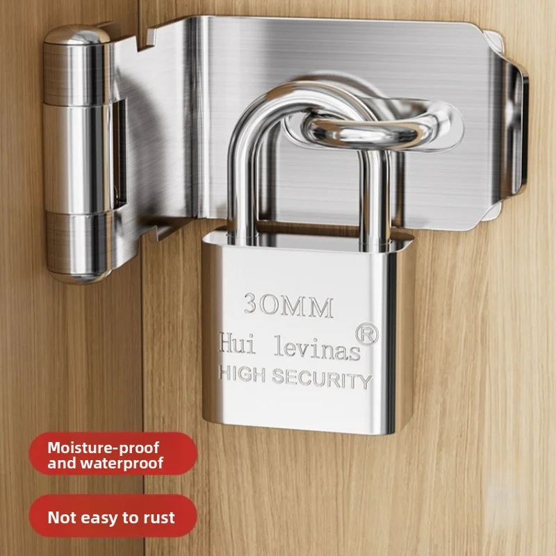 ステンレス鋼南京錠掛け金 90 度直角ドアクラスプロック小屋 - Home Security Tapo のレビューと価格