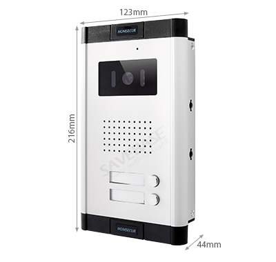 4線式2世帯用ビデオドアホンインターホンシステム、7インチモ - Home Security Kit With Camera のレビューと価格