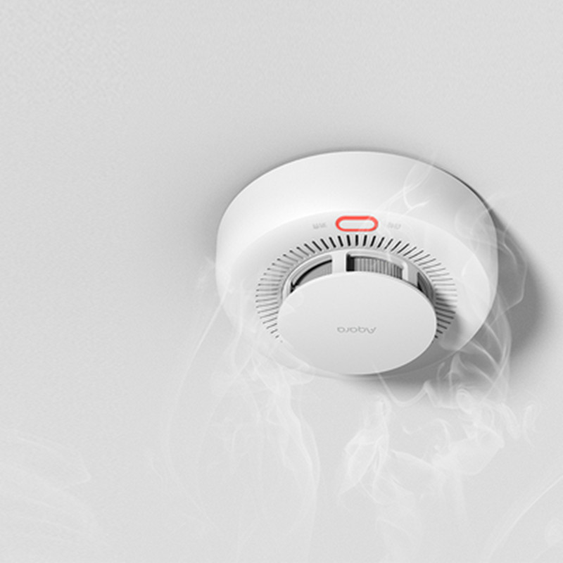 Aqara-インテリジェント煙探知器Zigbee 3.0,火 - Home Security Xiaomi のレビューと価格