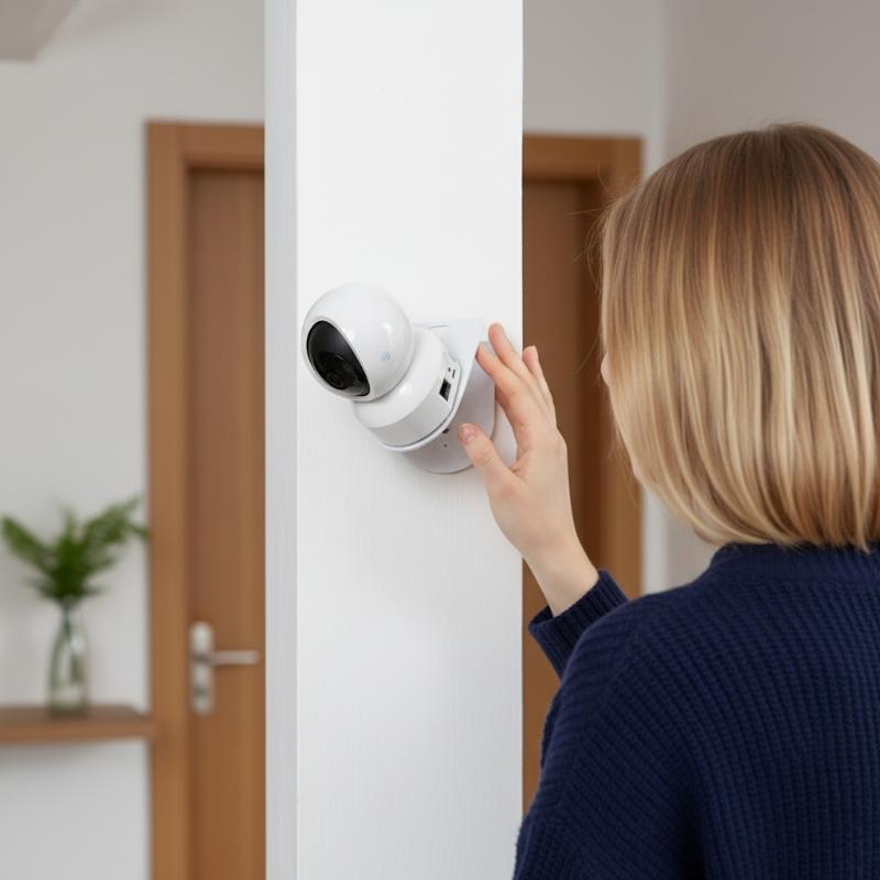 壁掛け式L字型PTZカメラブラケット、接着ベース付き、穴あけ - Home Security Land のレビューと価格
