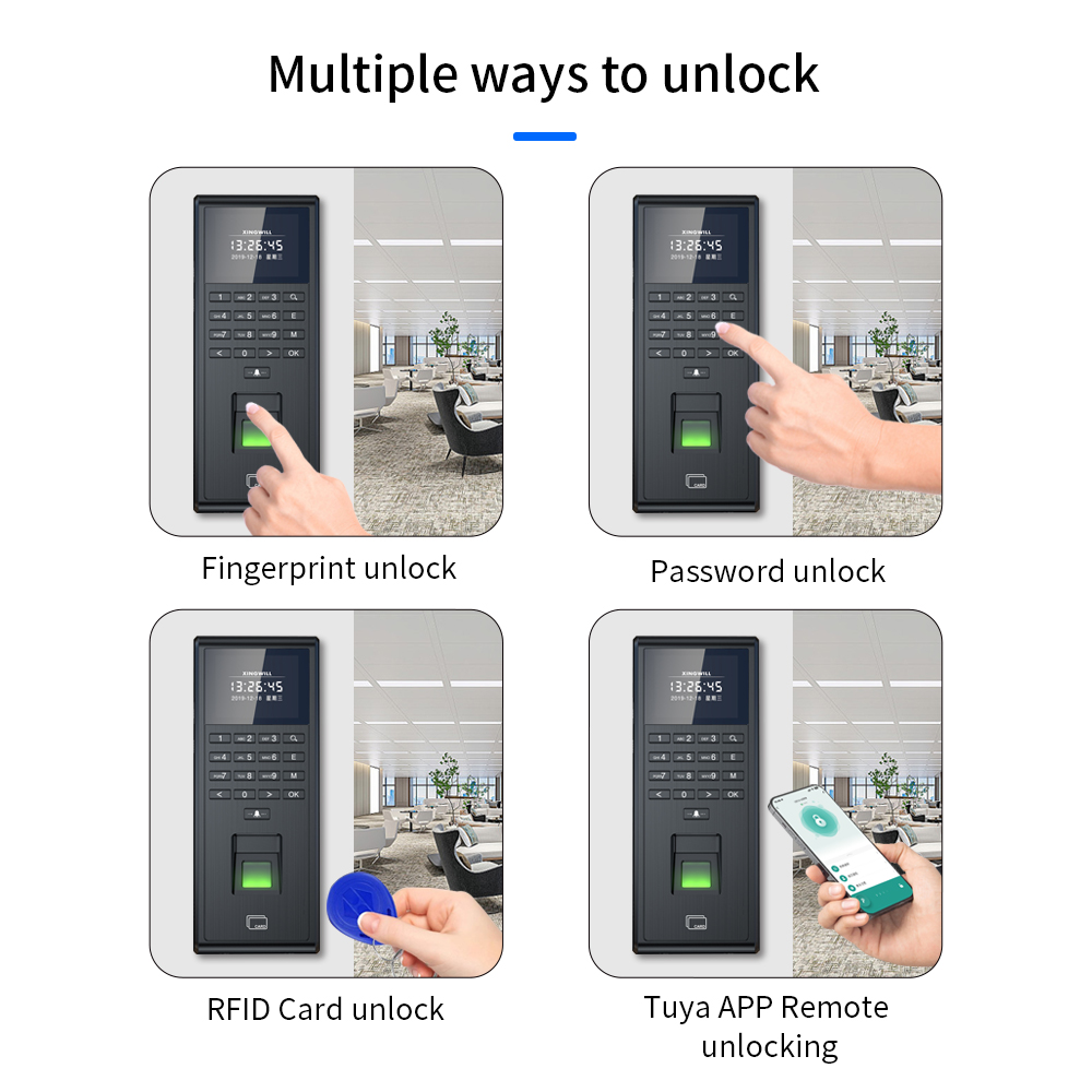Tuya-インテリジェント生体認証指紋認証システム,時間監視 - Home Security Tapo のレビューと価格