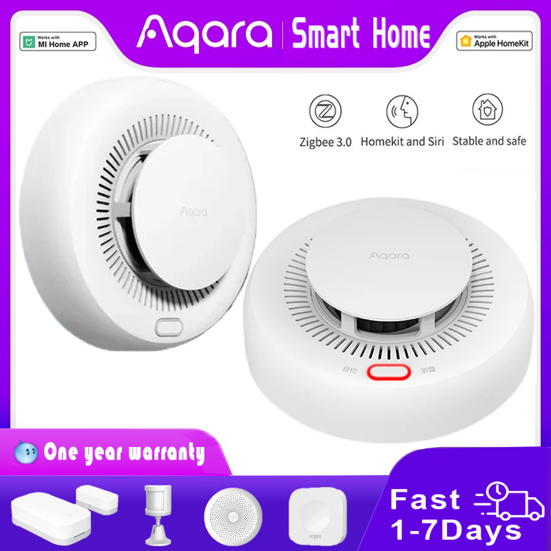 新しい Aqara 煙探知機 Zigbee スマート火災警報 - Home Security Xiaomi のレビューと価格