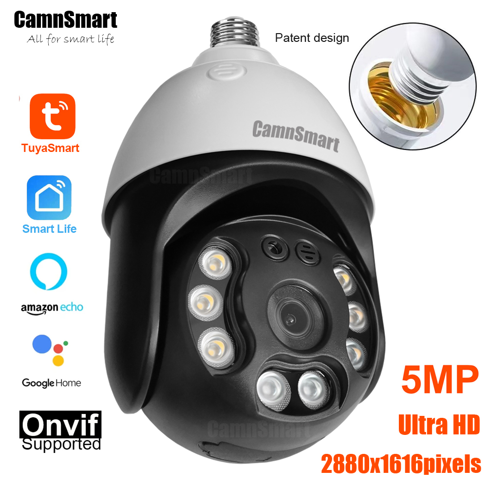 Camnsmart Tuya 5MP Alexa Wifi  - Home Security Google Camera のレビューと価格