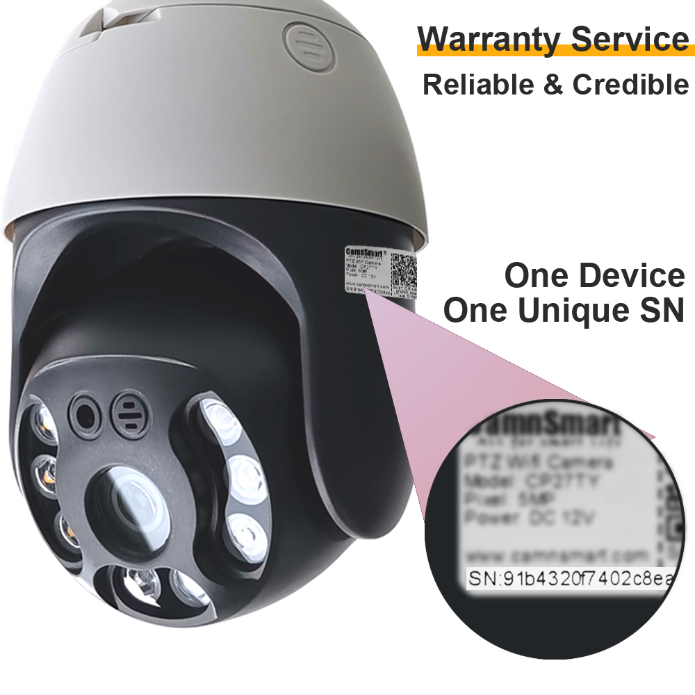 Camnsmart Tuya 5MP Alexa Wifi  - Home Security Google Camera のレビューと価格