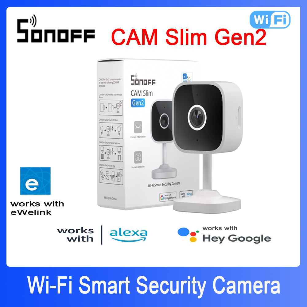 Sonoff-スマートホームセキュリティカメラ,wifi,1 - Home Security Google Camera のレビューと価格