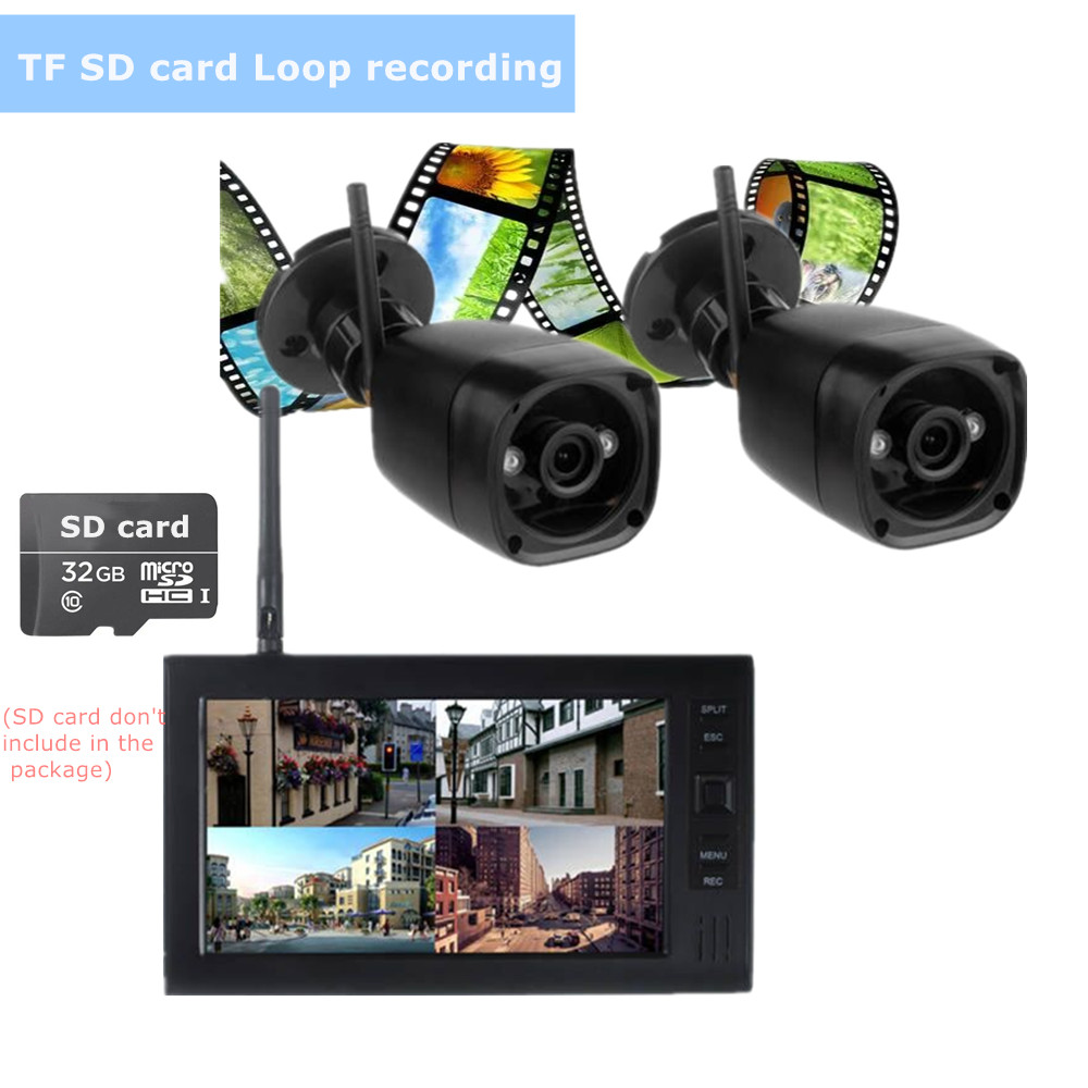 屋外ビデオ監視キット,LCD ccvセキュリティシステム,w - Home Security Kit With Camera のレビューと価格