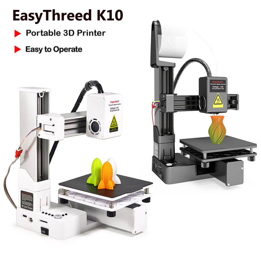 EasyThreed K10 デスクトップミニ3Dプリンター - Home Security Measures のレビューと価格