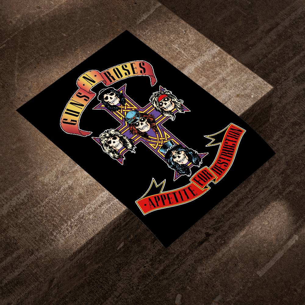 G-Guns ロックバンド N R-Roses ポスター 自 - Home Security Gun のレビューと価格