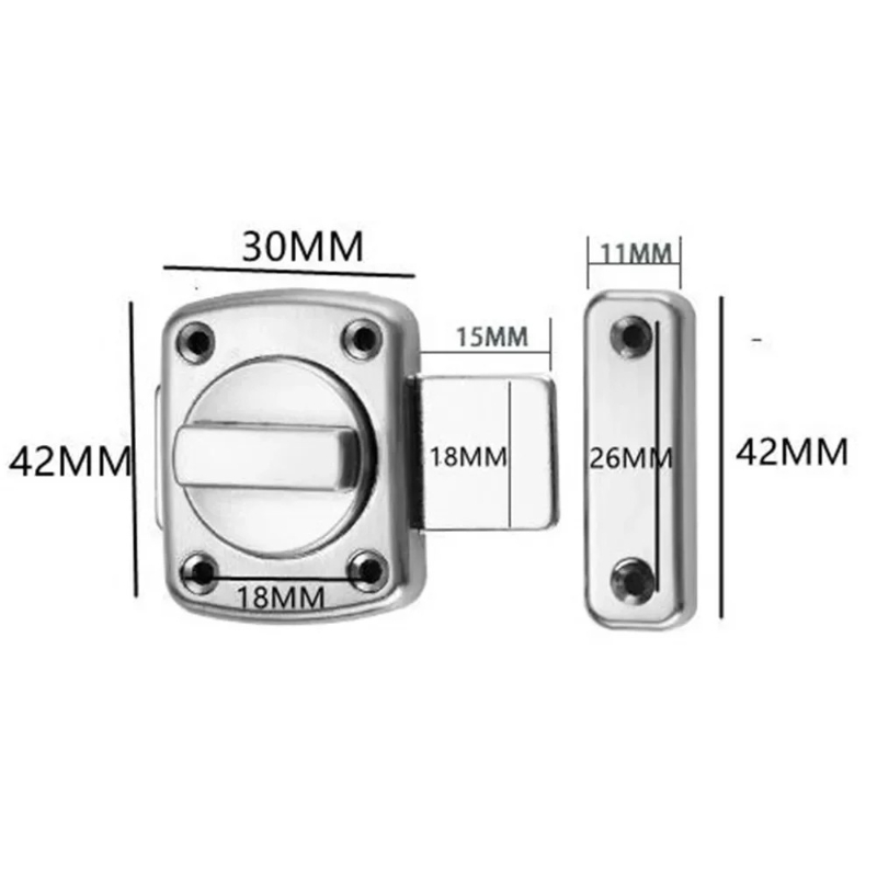 盗難防止鋳造金属ドアラッチ | 直角ロックバックル - トイ - Home Security Tapo のレビューと価格