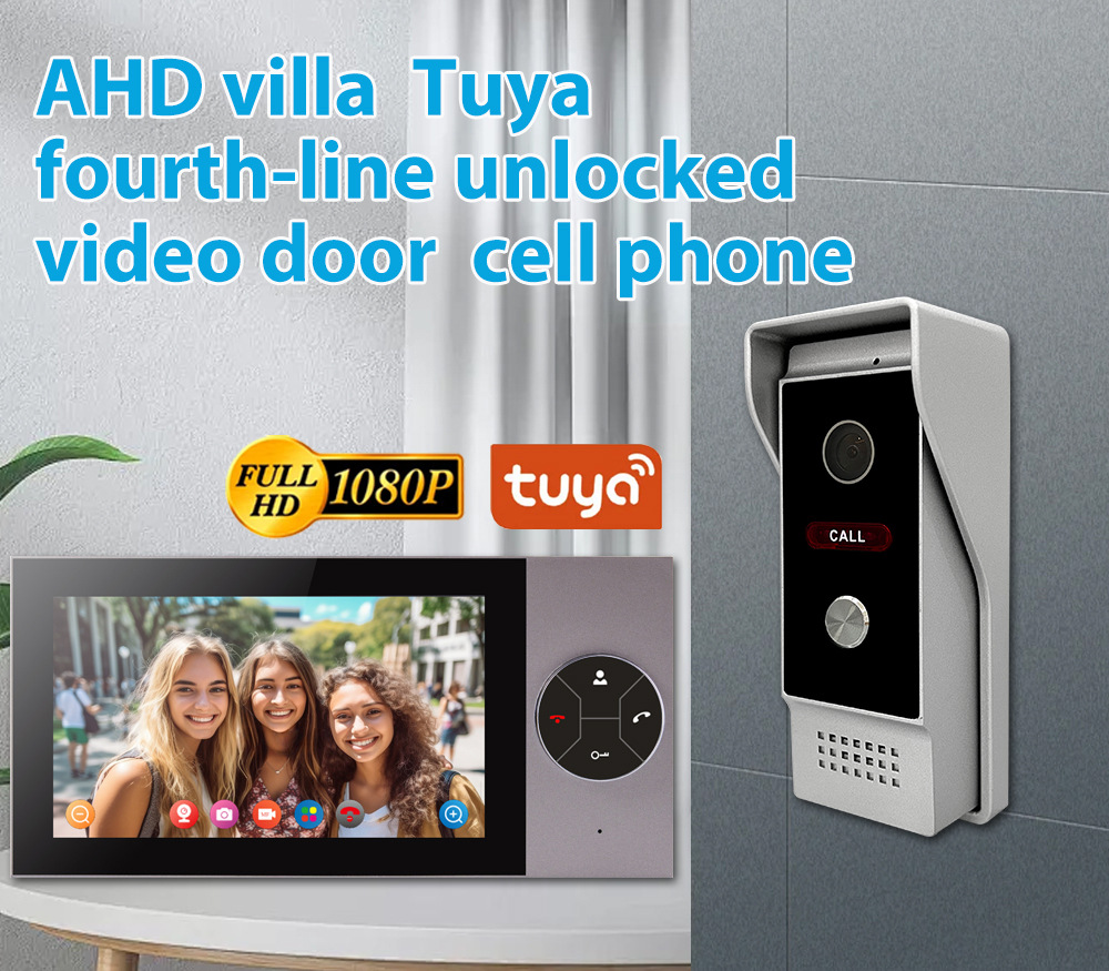 7インチIPSスクリーンTuyaリモコン2有線AHD WIF - Home Security Land のレビューと価格