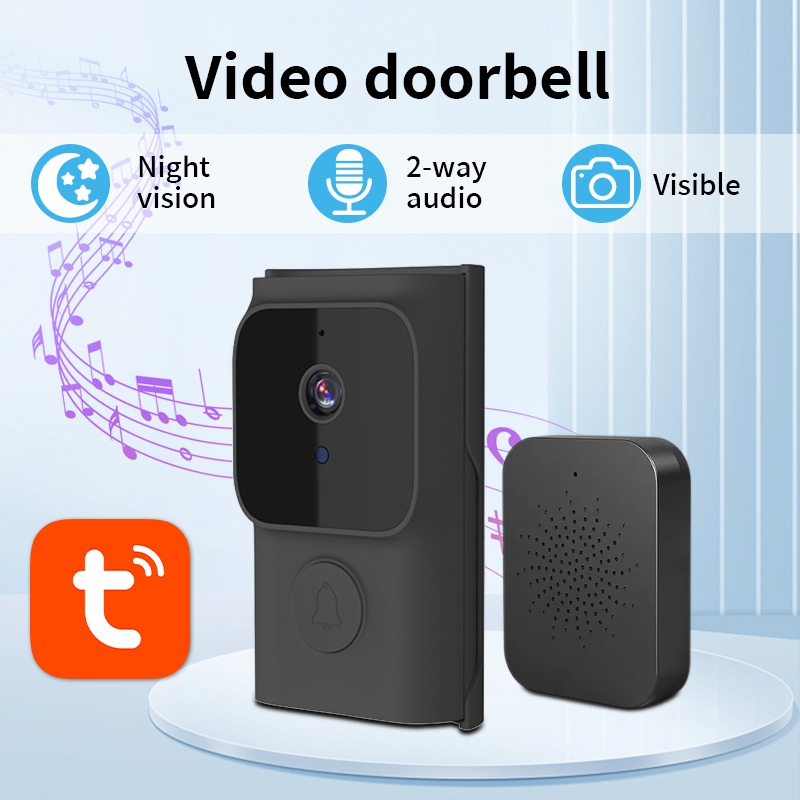 WiFi ウェイクアップドアベル Tuya APP 無料クラ - Home Security Land のレビューと価格