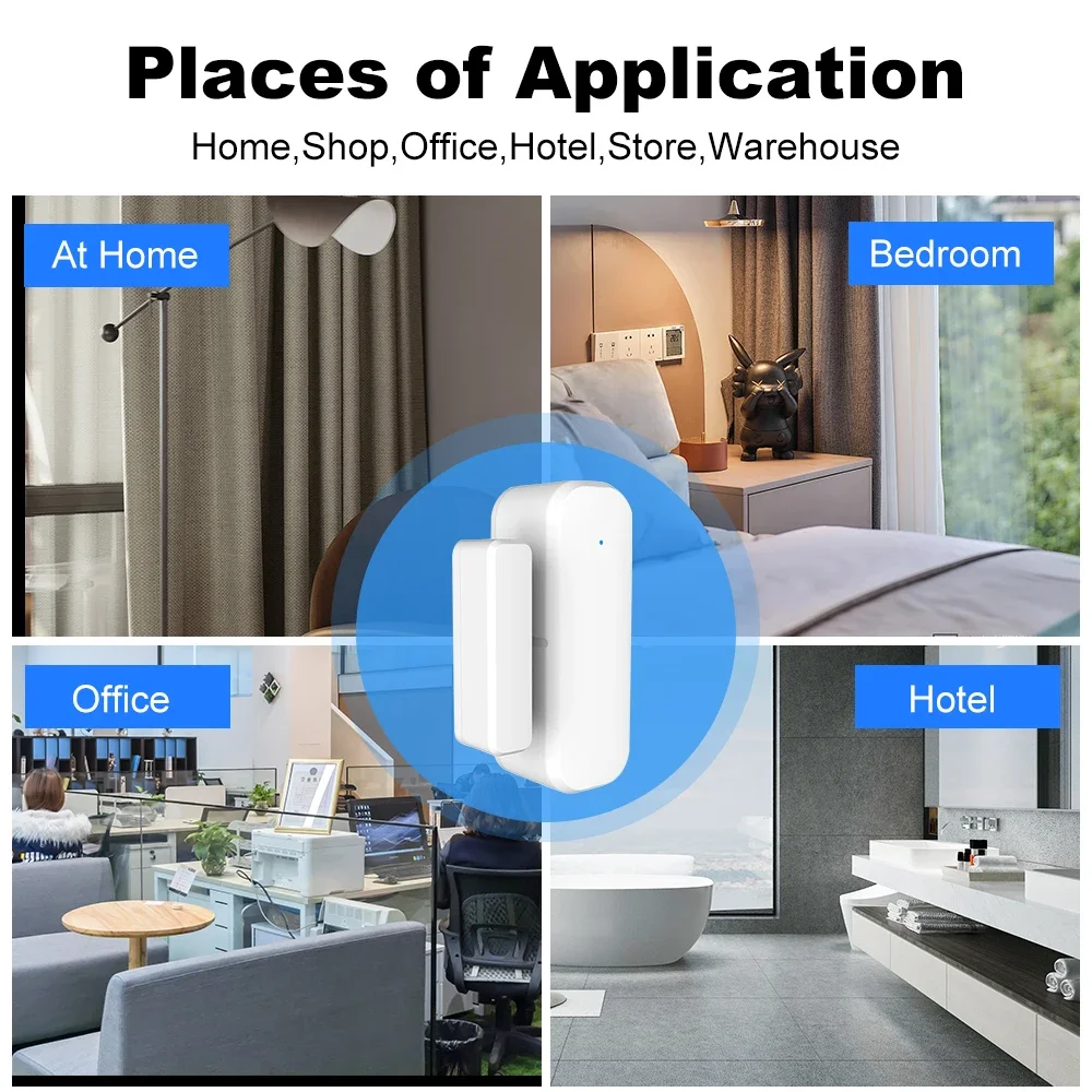 ZigBee ドアウィンドウセンサー ワイヤレス磁気警報器  - Home Security Business のレビューと価格