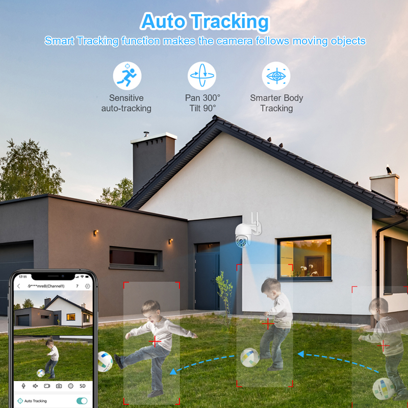 Smar 3MP ワイヤレス CCTV セキュリティカメラシ - Home Security Business のレビューと価格